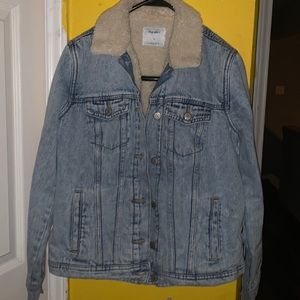 Vintage Old Navy Light Washed Lined Denim Jacket